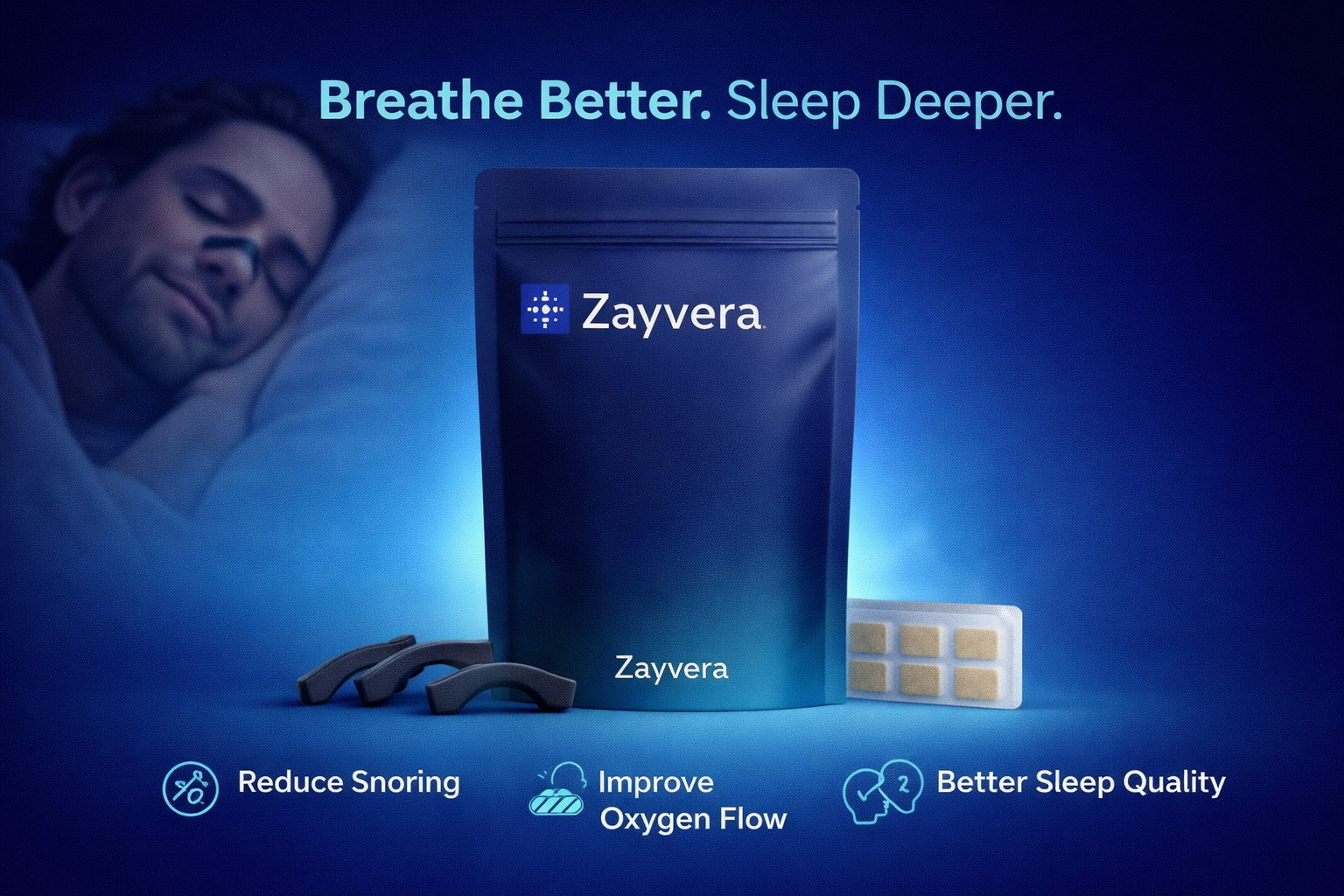 Zayvera™ Nasal Breathing Strips